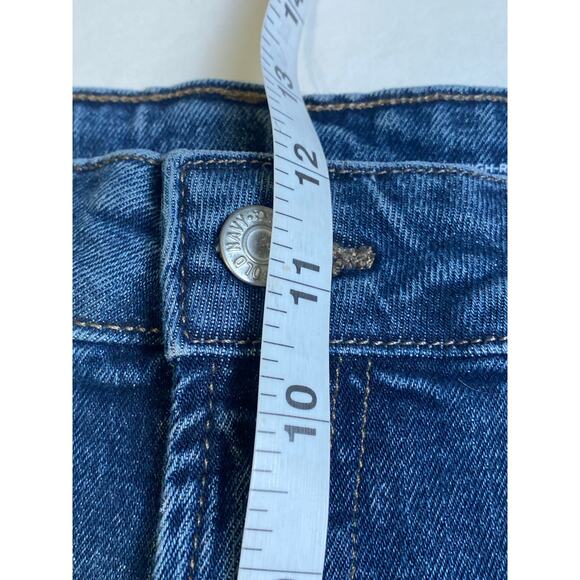 Old Navy Women's Dark Wash OG Straight High-Rise Jeans Size 14 - Picture 7 of 9
